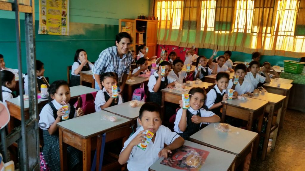 Children in classroom